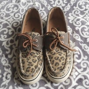 Sperry Cheetah Boat Shoes
